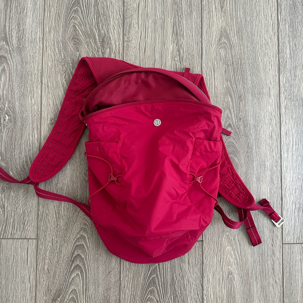 Lululemon Bright Pink Back Pack
